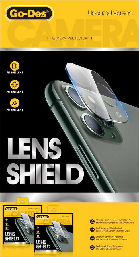 iPhone 13 Go Des Lens Shield Kamera Lens Koruyucu