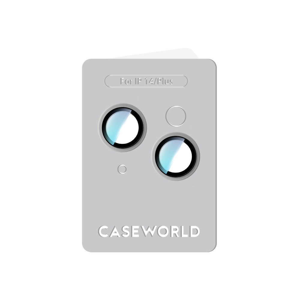 Apple iPhone 14 Plus CaseWorld Alloy Serisi Oleofobik Anti Reflective Kamera Lens Koruyucu
