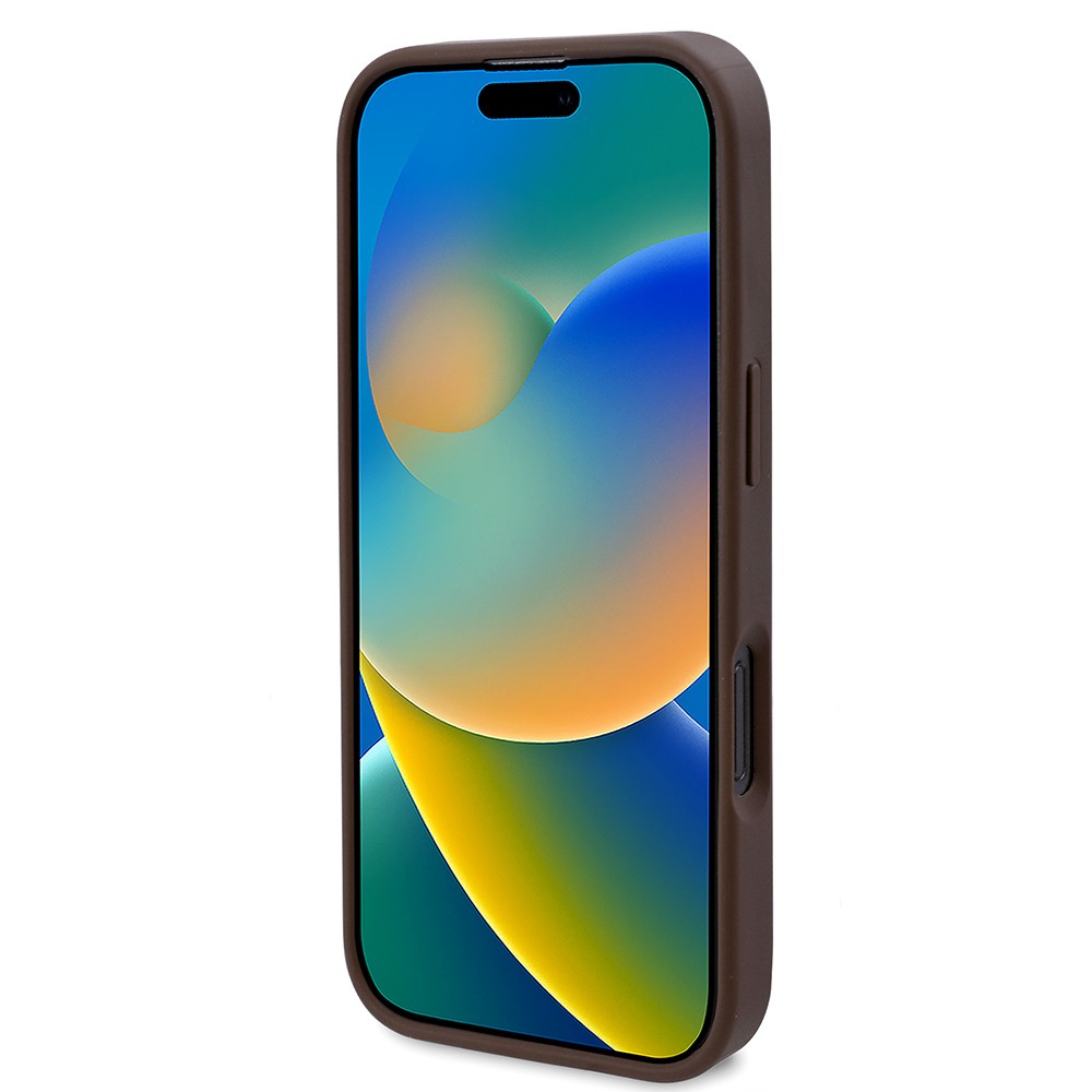 iPhone 16 Pro Kılıf Guess Orjinal Lisanslı Magsafe Şarj Özellikli Gül Baskılı 4G Desenli Yazı Logolu Kılıf