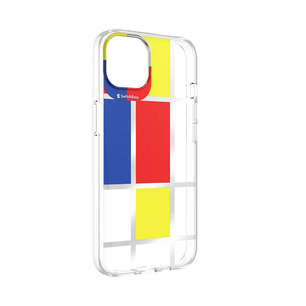 iPhone 13 Kılıf Çift IMD Baskılı Lisanslı Switcheasy Artist Mondrian Kılıf