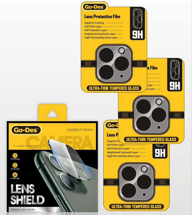 iPhone 13 Go Des Lens Shield Kamera Lens Koruyucu