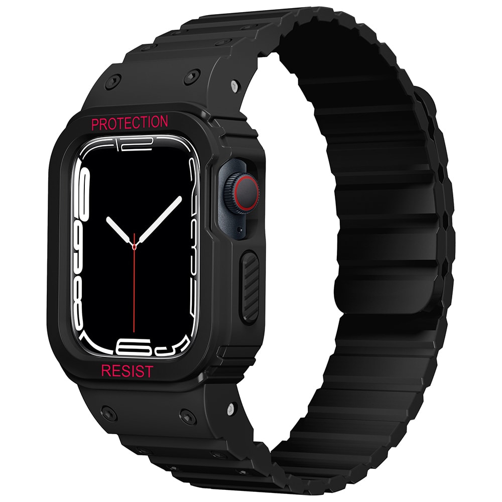 Apple Watch 44mm KRD-142 Airbag Tasarımlı Kasa Koruyuculu Silikon Kordon