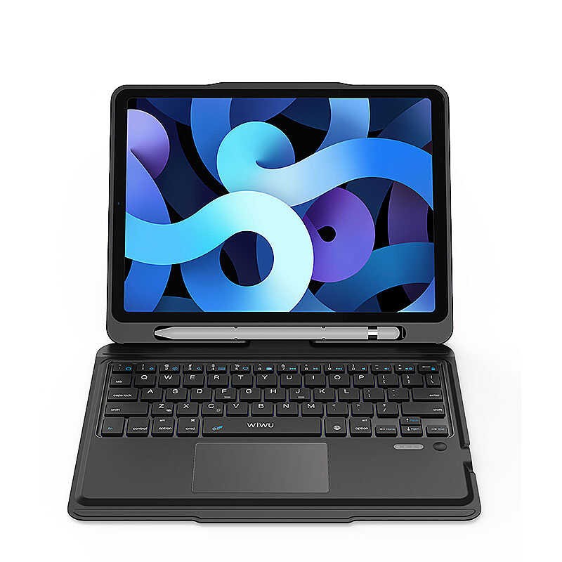iPad Air 10.9 2022 (5.Nesil) Wiwu Keyboard Folio Kablosuz Klavyeli Kılıf