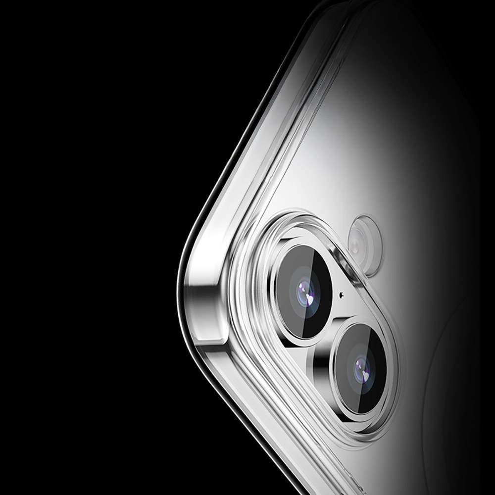 Apple iPhone 17 Kılıf M-safe Şarj Özellikli Transparan Sert PC Wlons Pita Kapak