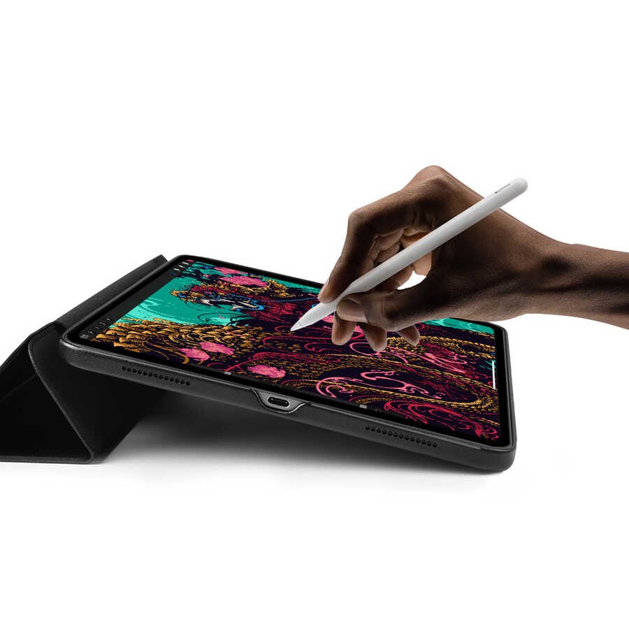 iPad 10.2 (8.Nesil) Wiwu Ayrılabilen Magnetik Standlı Tablet Kılıfı