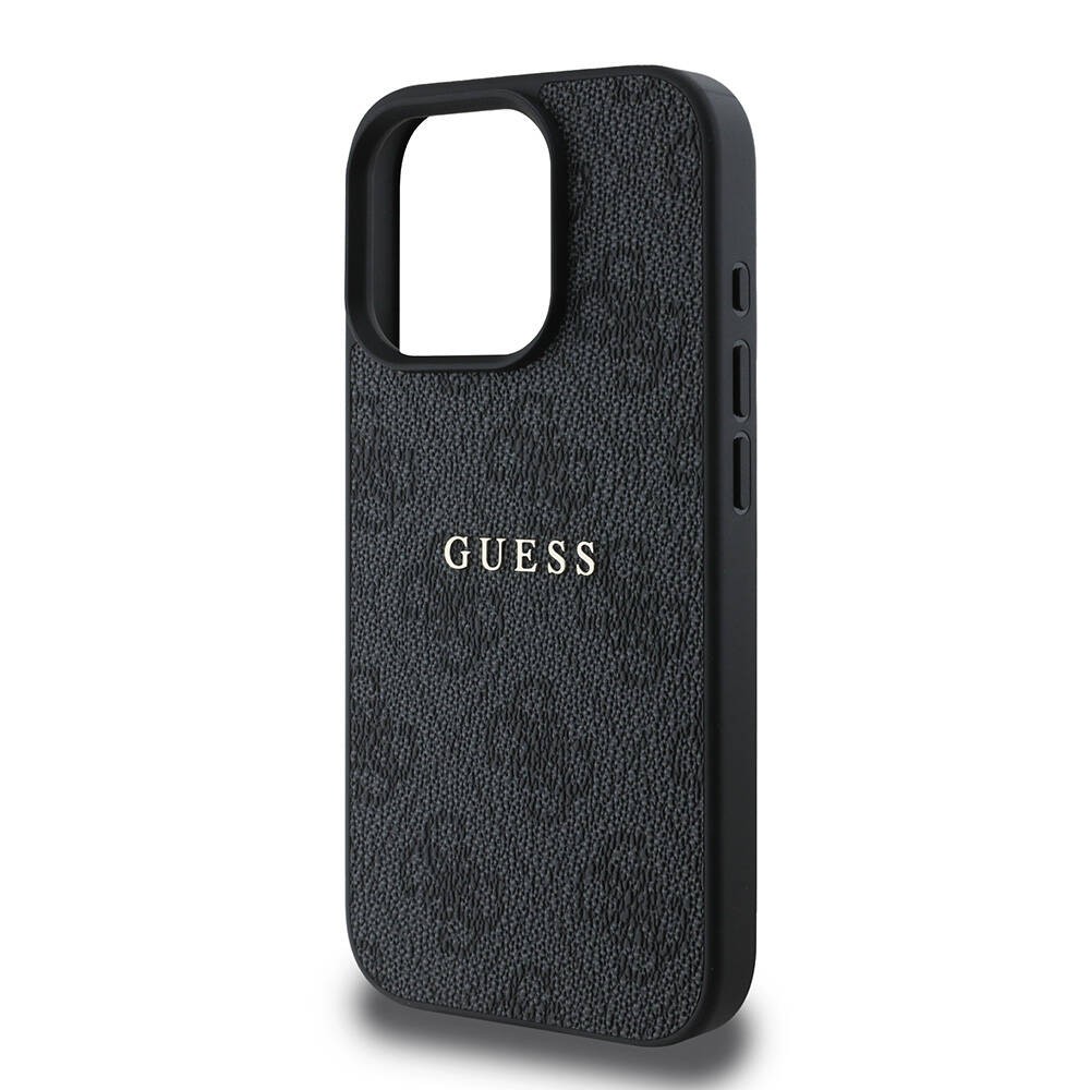 iPhone 16 Pro Max Kılıf Guess Orjinal Lisanslı Magsafe Şarj Özellikli 4G Desenli Yazı Logolu Kılıf