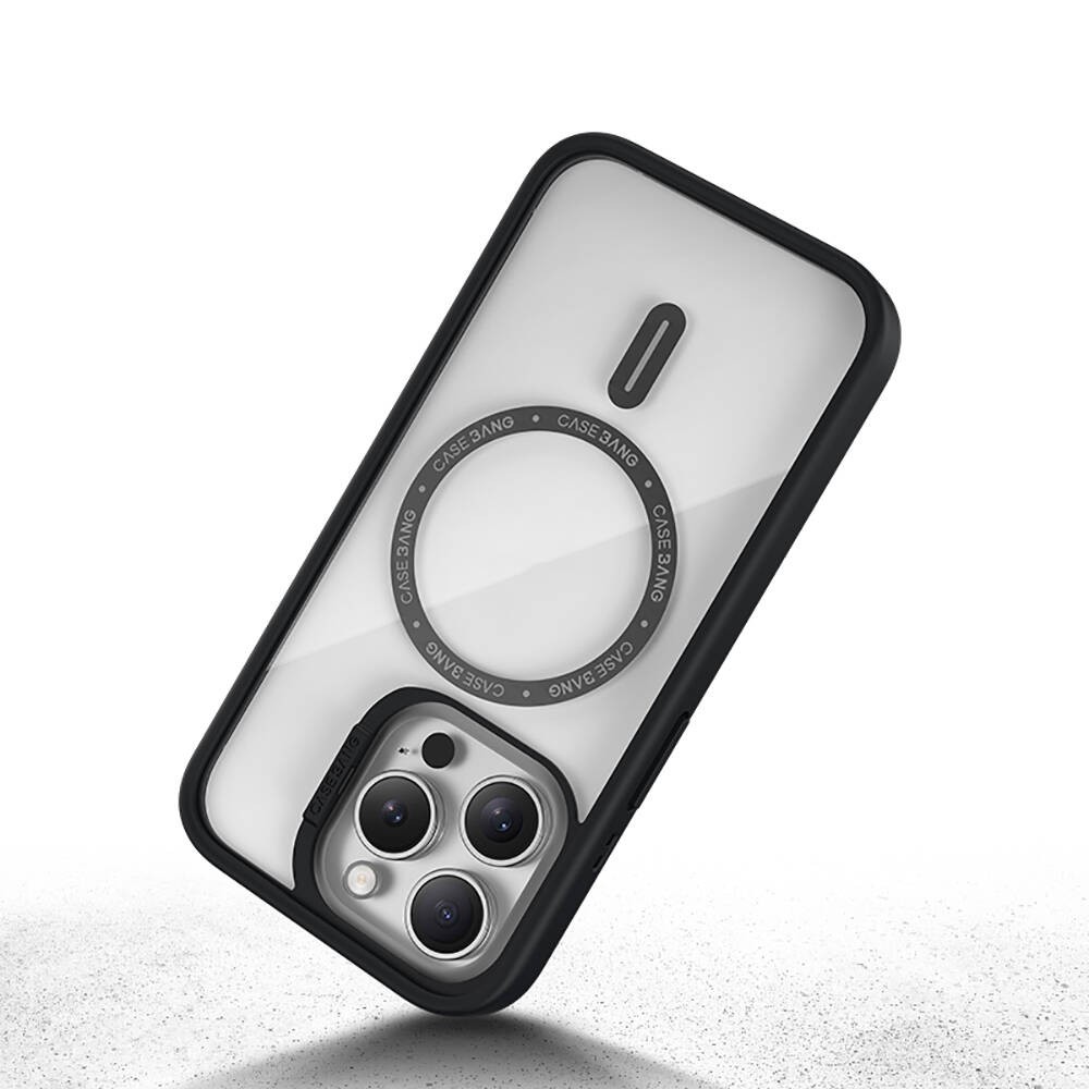 iPhone 14 Pro Max Kılıf Magsafe Şarj Özellikli Casebang Body Frame Kılıf