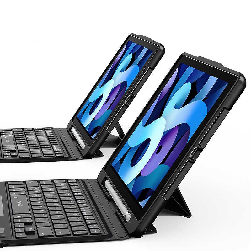 iPad Air 10.9 2022 (5.Nesil) Wiwu Keyboard Folio Kablosuz Klavyeli Kılıf
