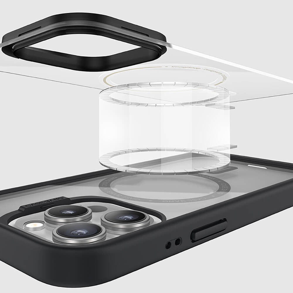 iPhone 14 Pro Max Kılıf Magsafe Şarj Özellikli Casebang Body Frame Kılıf