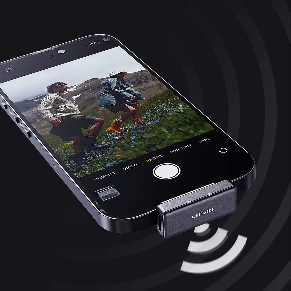 Lenyes LM209 Lightning Portlu Kablosuz Yaka Mikrofonu