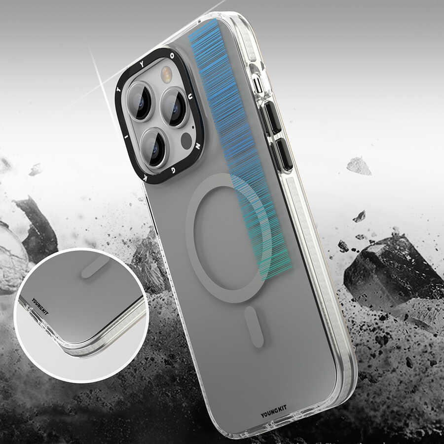 iPhone 14 Pro Kılıf Magsafe Şarj Özellikli Youngkit Pure Serisi Kılıf