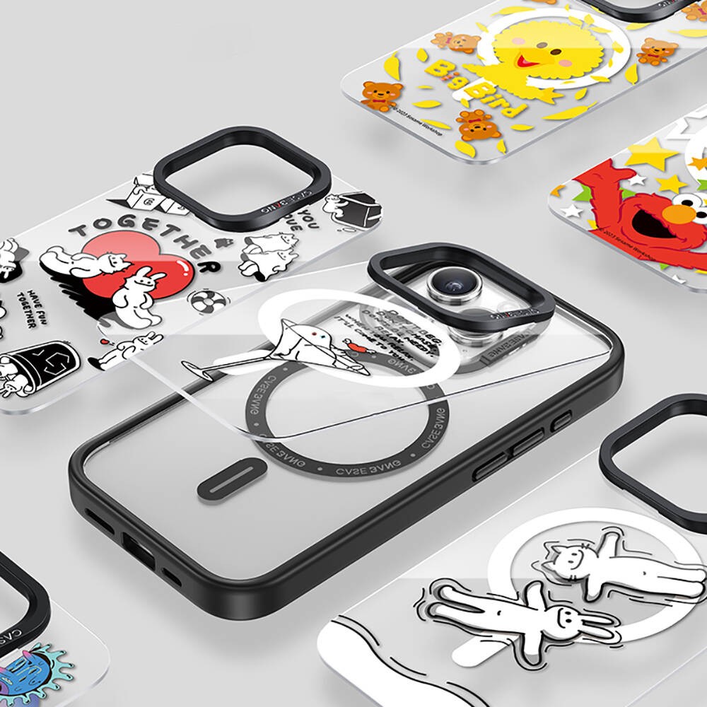 iPhone 14 Pro Max Kılıf Magsafe Şarj Özellikli Casebang Body Frame Kılıf