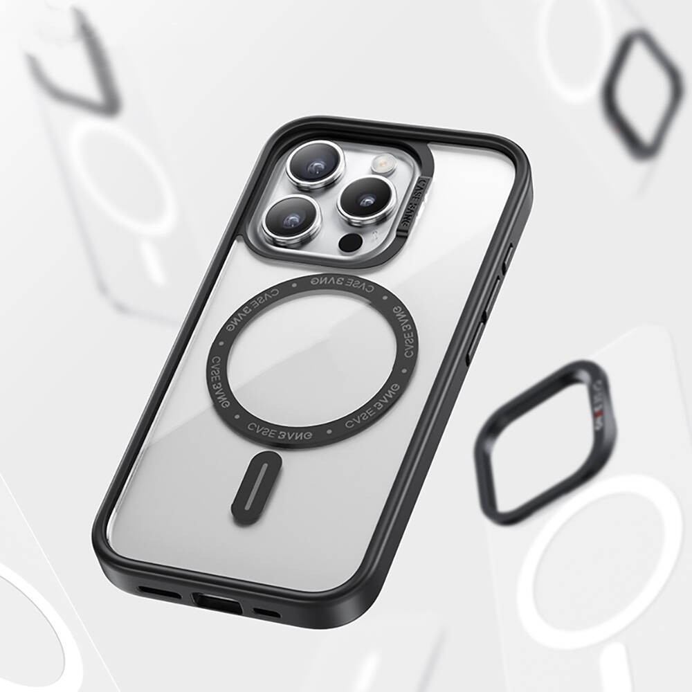 iPhone 14 Pro Max Kılıf Magsafe Şarj Özellikli Casebang Body Frame Kılıf
