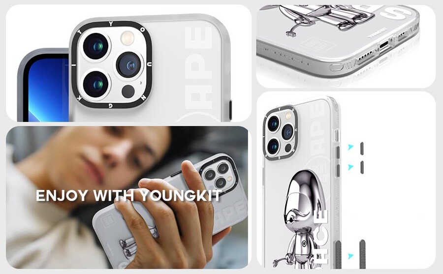 iPhone 13 Pro Max Kılıf YoungKit Klasik Serisi Kılıf