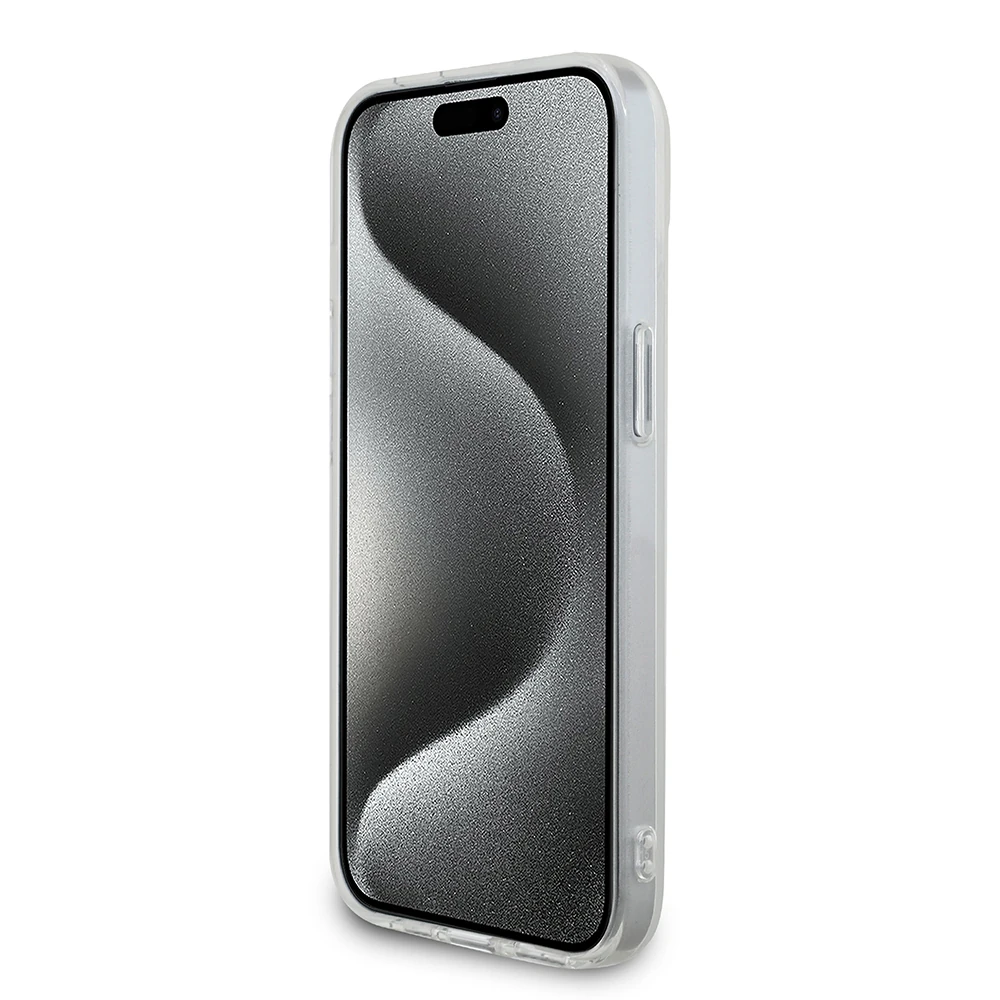 Apple iPhone 15 Mercedes Benz Orjinal Lisanslı New Urban 3 IML Baskılı Paralel Çizgi Desenli Kapak