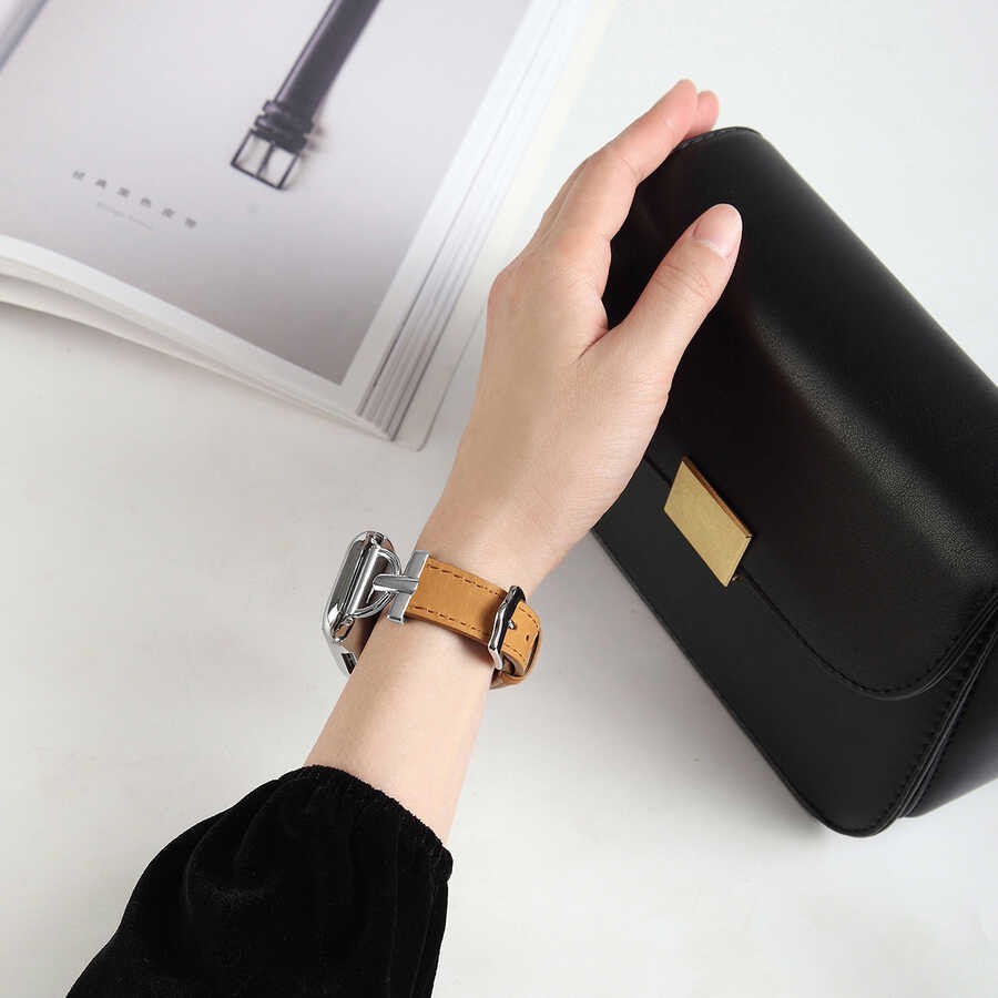 ​​​ Watch Ultra 49mm Kordon KRD-53 Deri Strap Kayış