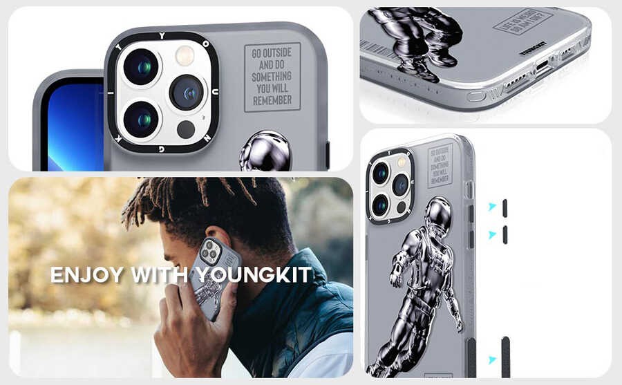 iPhone 13 Pro Max Kılıf YoungKit Klasik Serisi Kılıf