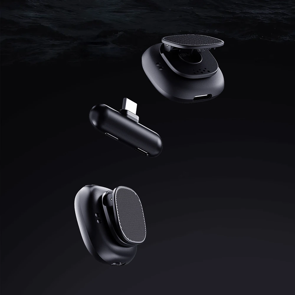 Lenyes LM210 Type-C Portlu Yapay Zeka Gürültü Önleyici Özellikli Kablosuz Yaka Mikrofonu