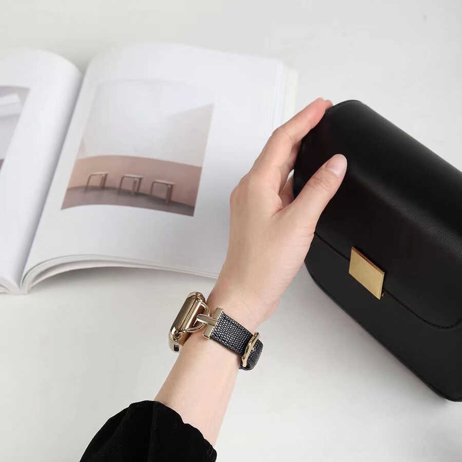 ​​​ Watch Ultra 49mm Kordon KRD-53 Deri Strap Kayış