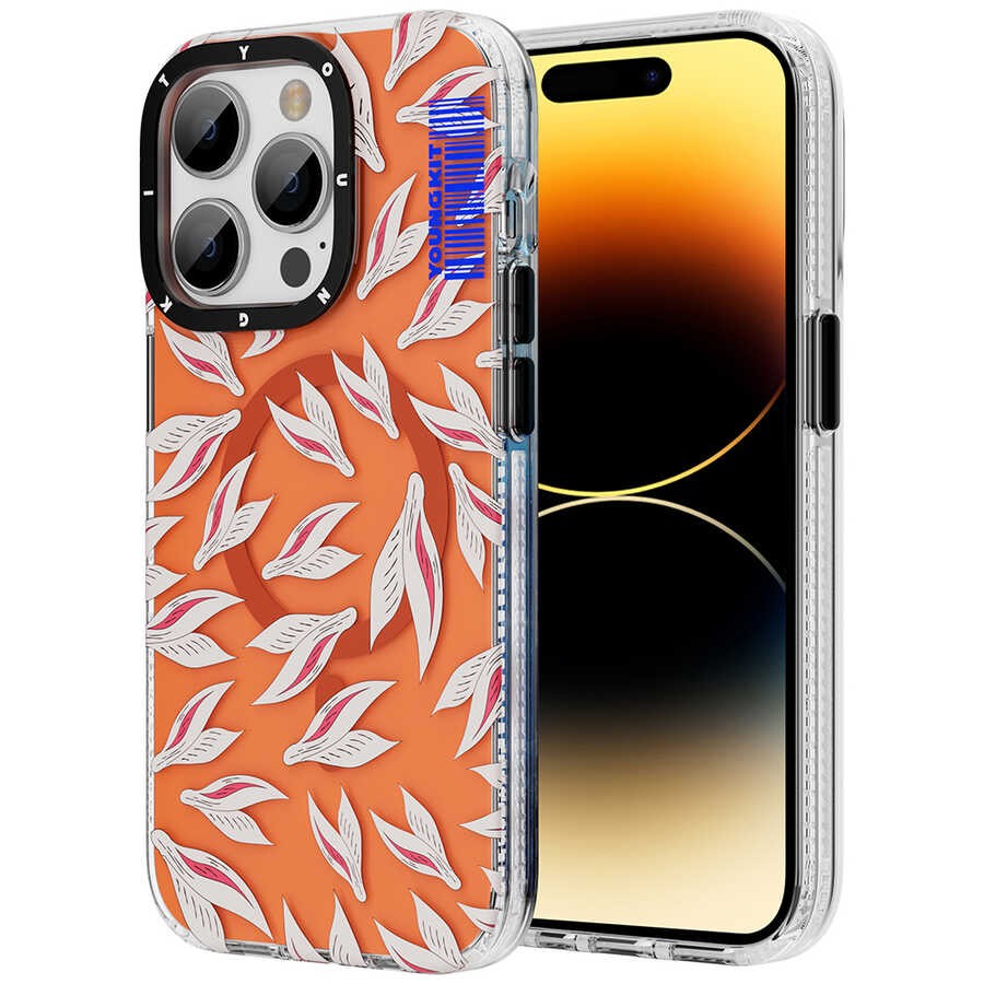 iPhone 14 Pro Max Kılıf Magsafe Şarj Özellikli Youngkit Play Rabbit Serisi Kılıf