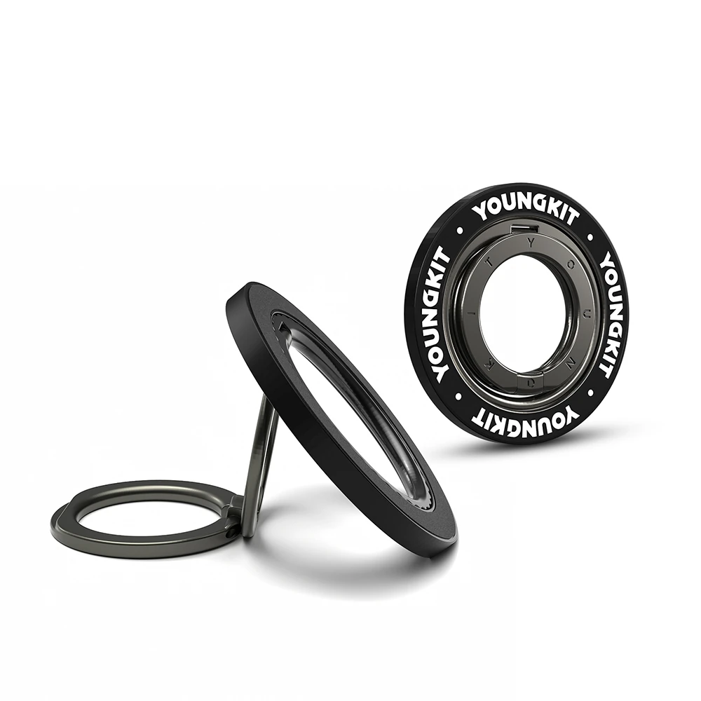 Youngkit Magnetik 360 Derece Dönebilen Double Ring Serisi Parmak Ring Stand