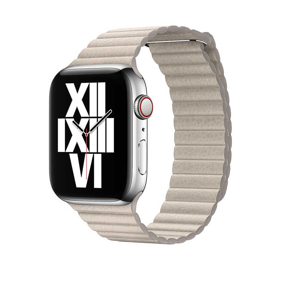 Watch Ultra 49mm Kordon KRD-09 Deri Lop Strap Kayış