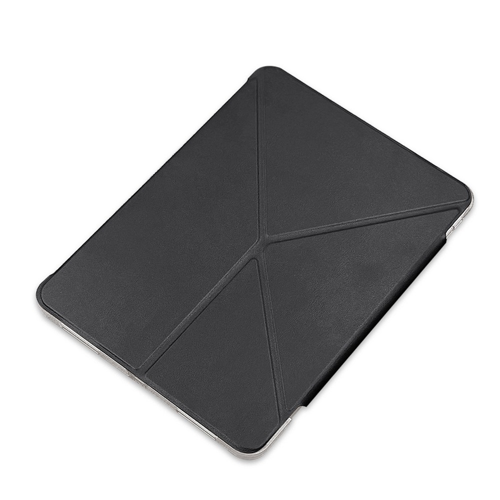 iPad Pro 13 2024 Raptic Clear Folio Airbagli Şeffaf Kapaklı Katlanabilir Standlı Kılıf