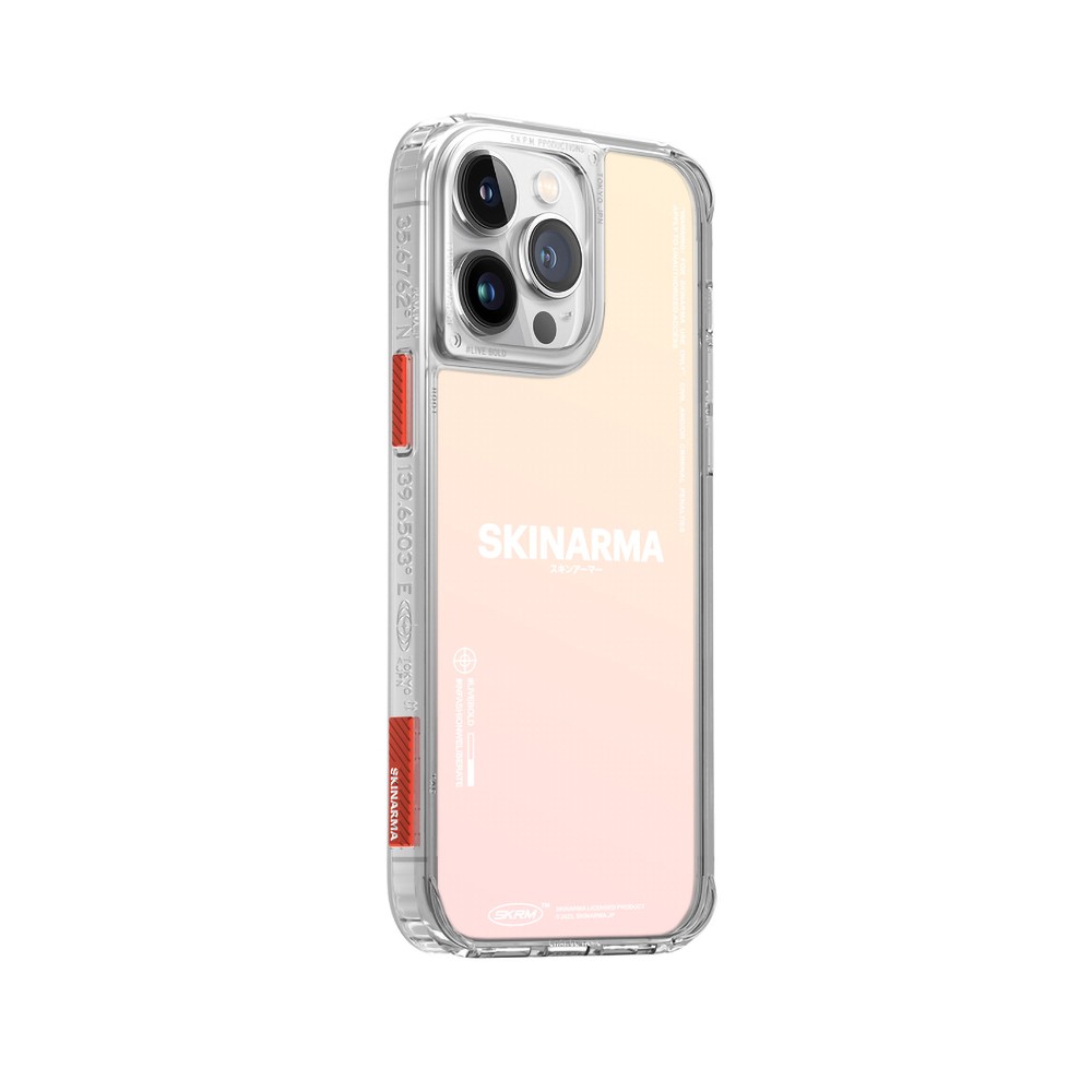 iPhone 14 Pro Kılıf SkinArma Şeffaf Airbag Tasarımlı Boyun Askılı Kiru Kılıf