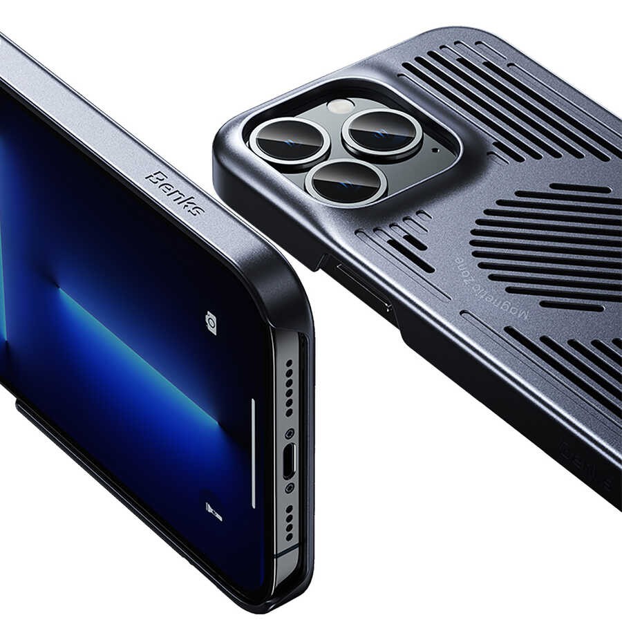 iPhone 13 Pro Max Kılıf Benks Bizzard Soğutucu Özellikli Oyuncu Telefon Kılıfı