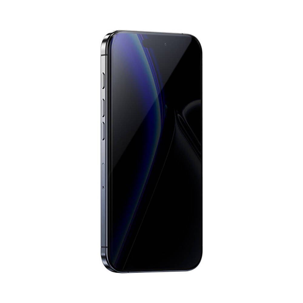 iPhone 16 Benks Glass Warrior Privacy HD Cam Ekran Koruyucu + Kolay Uygulama Aparatlı