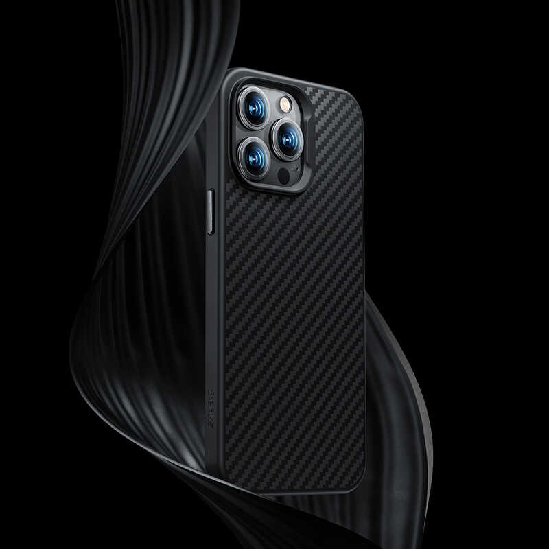 iPhone 14 Pro Max Kılıf Karbon Fiber Benks Civilian Aramid Protective Kılıf