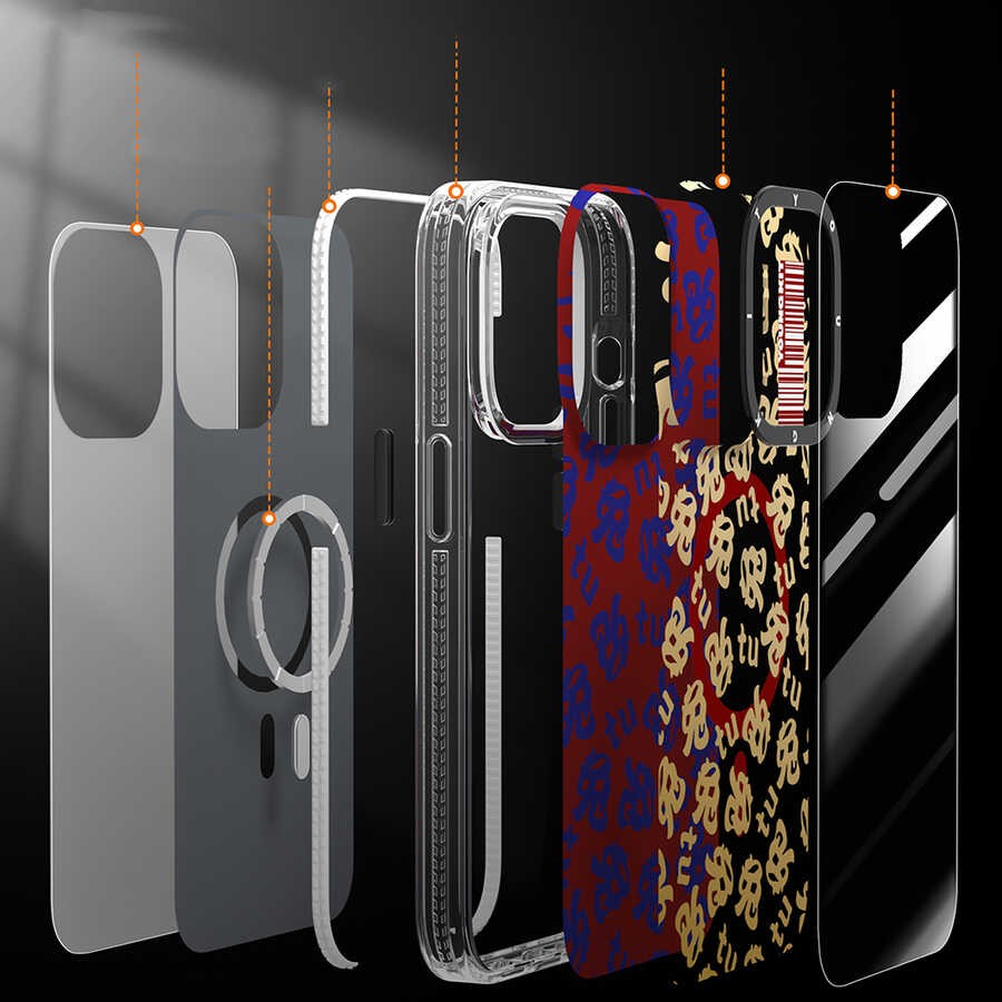 iPhone 14 Pro Max Kılıf Magsafe Şarj Özellikli Youngkit Play Rabbit Serisi Kılıf