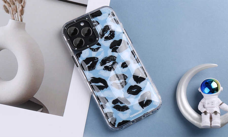 iPhone 12 Pro Max Kılıf YoungKit Leopard Article Serisi Kılıf