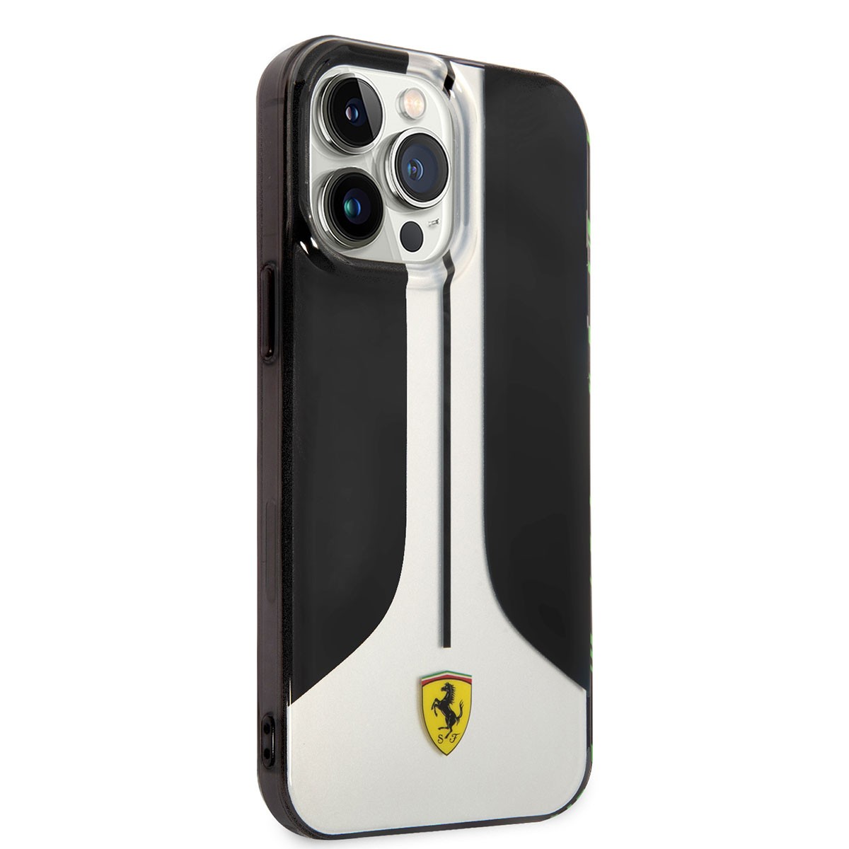 iPhone 14 Pro Max Kılıf Ferrari Orjinal Lisanslı 296 Çizgili Dizayn Kılıf