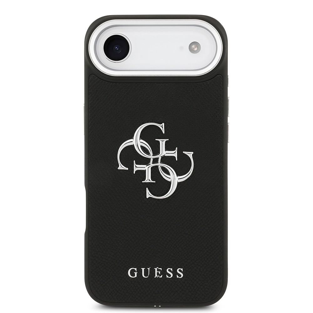 Apple iPhone 17 Air Kılıf Guess Orjinal Lisanslı PU Deri 4G Büyük Metal Logo Dizaynlı Kapak