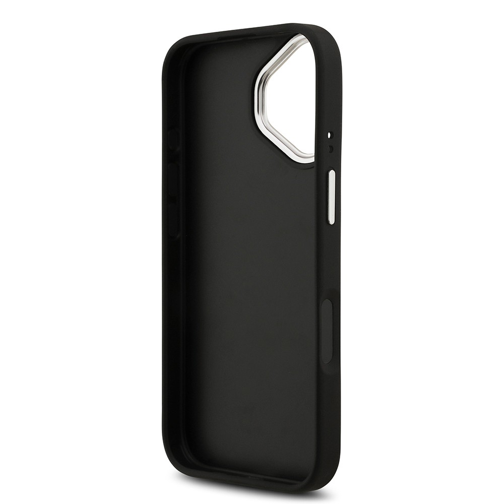 Apple iPhone 17 Kılıf Guess Orjinal Lisanslı PU Deri 4G Büyük Metal Logo Dizaynlı Kapak