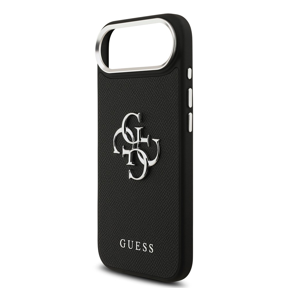Apple iPhone 17 Air Kılıf Guess Orjinal Lisanslı PU Deri 4G Büyük Metal Logo Dizaynlı Kapak