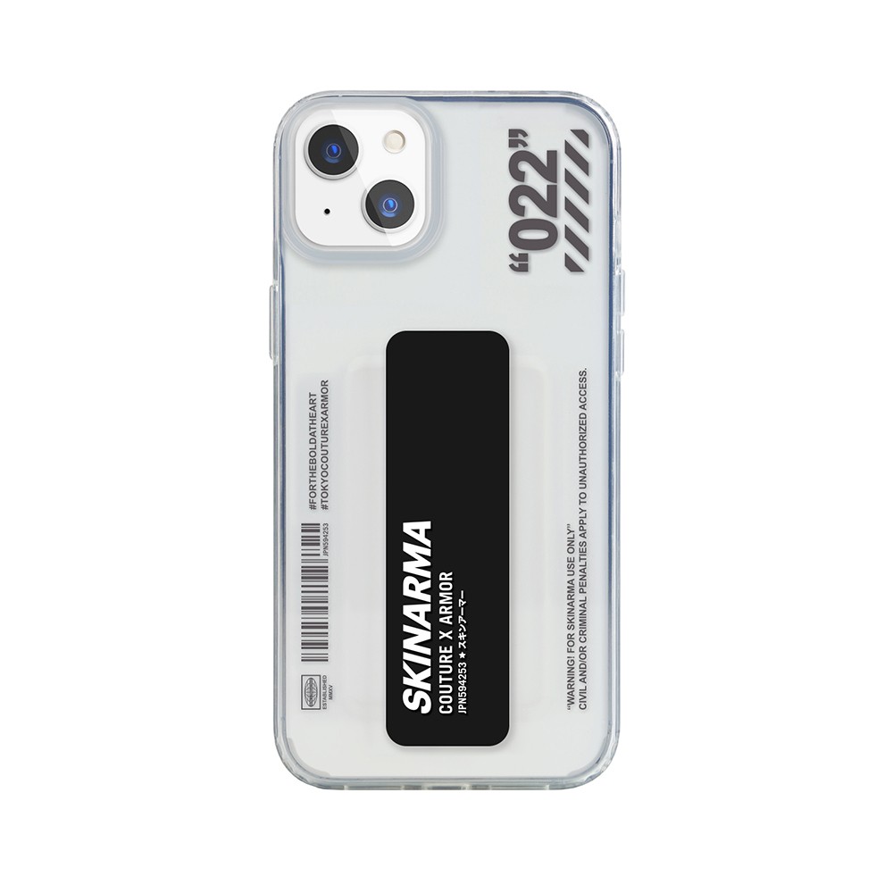 Apple iPhone 13 Kılıf Skinarma Şeffaf Desenli Kaze Kapak