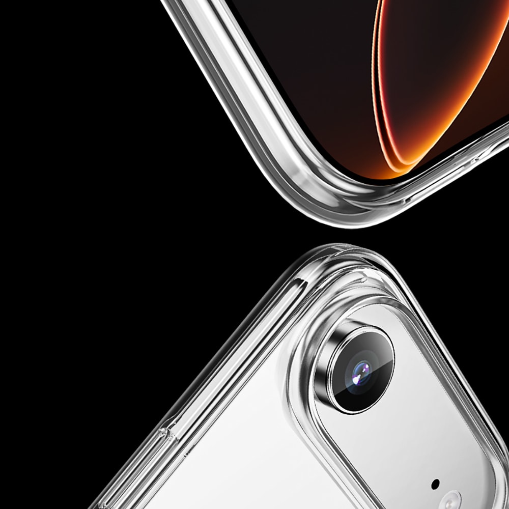 Apple iPhone 17 Air Kılıf M-safe Şarj Özellikli Transparan Sert PC Wlons Pita Kapak