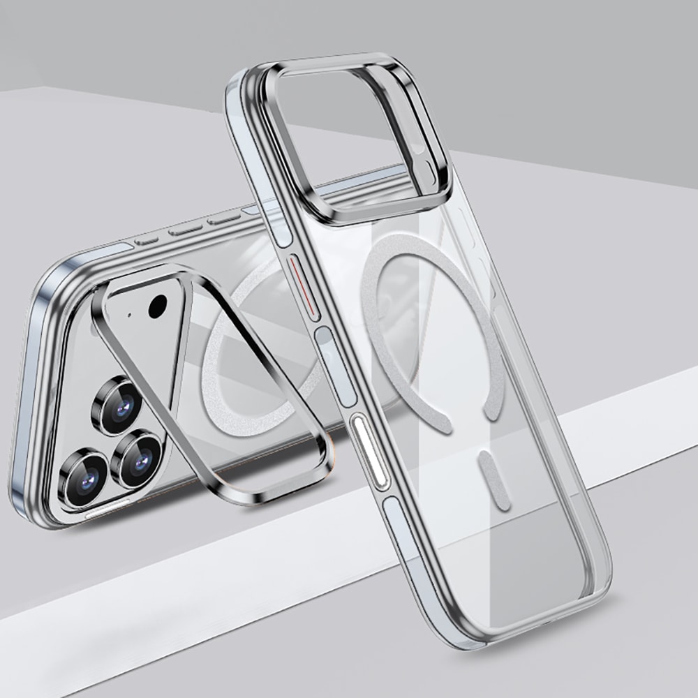 Apple iPhone 17 Pro Kılıf M-safe Şarj Özellikli Wlons Standlı Efsane Kapak