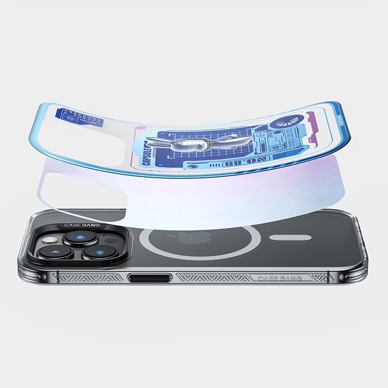 iPhone 14 Pro Max Kılıf Magsafe Şarj Özellikli Benks Casebang Rabbit Kılıf