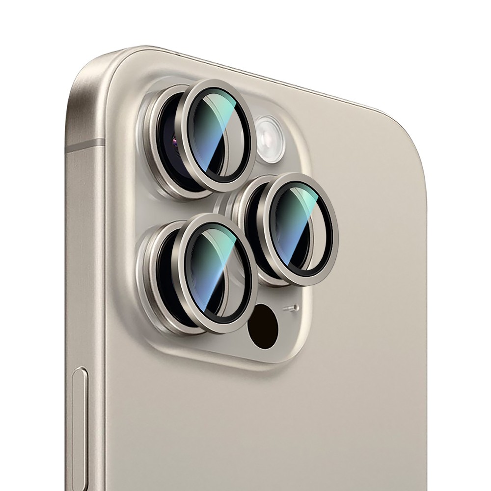 Apple iPhone 16 Pro Max CaseWorld Alloy Two-Color Serisi Lens Koruyucu