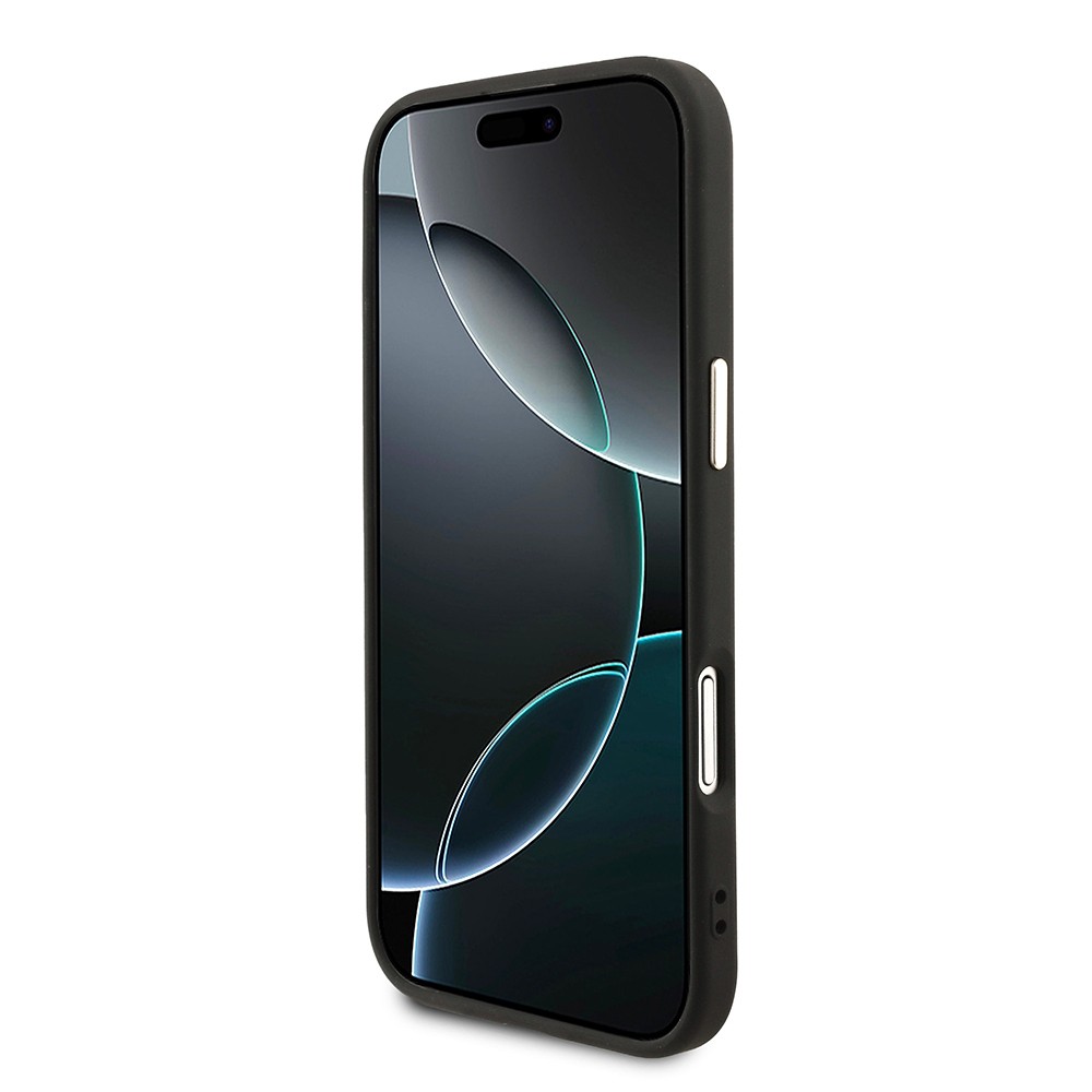 Apple iPhone 17 Air Kılıf Guess Orjinal Lisanslı 4G Büyük Metal Kamera Çerçeveli ve Logolu Glitter Kapak