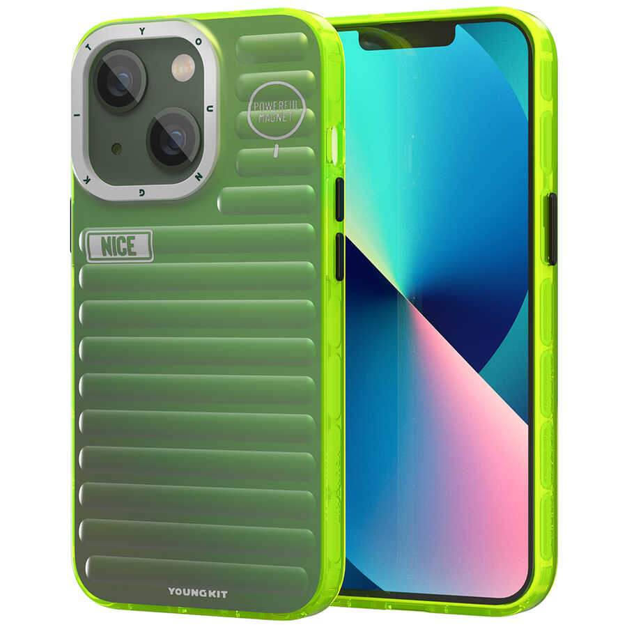 iPhone 13 Kılıf YoungKit Plain Coloured Serisi Kılıf