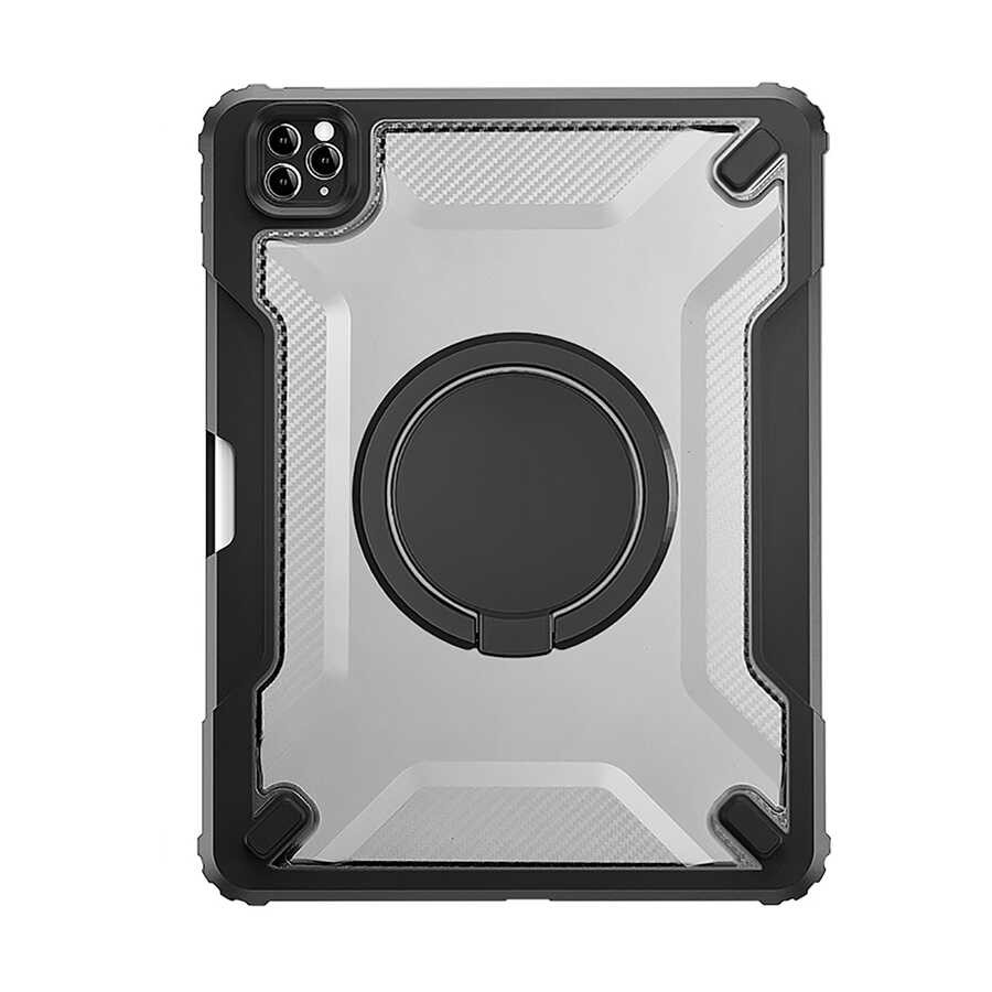 iPad Air 10.9 2022 (5.Nesil) Wiwu Mecha Dönebilen Standlı Tablet Kılıfı