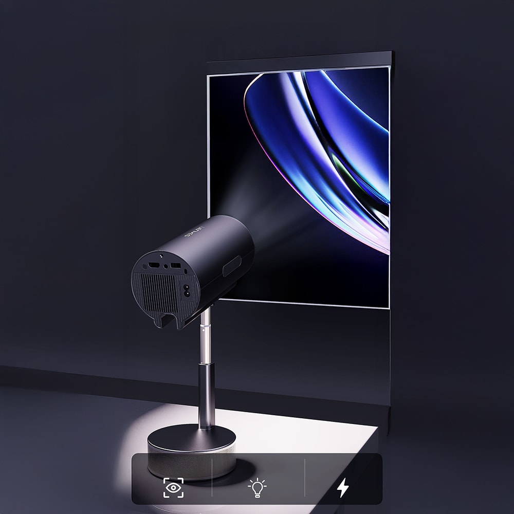 Lenyes LPR05 2.69 inç LCD 200 ANSI Lümen Projektör Yansıtma Cihazı