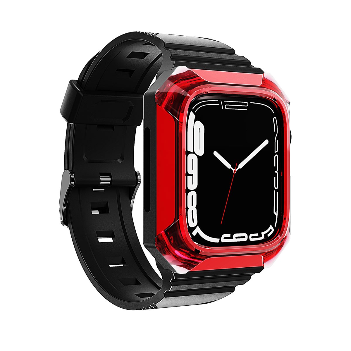 Watch 40mm Zore KRD-88 Sert PC Kasa Koruyuculu Silikon Kordon