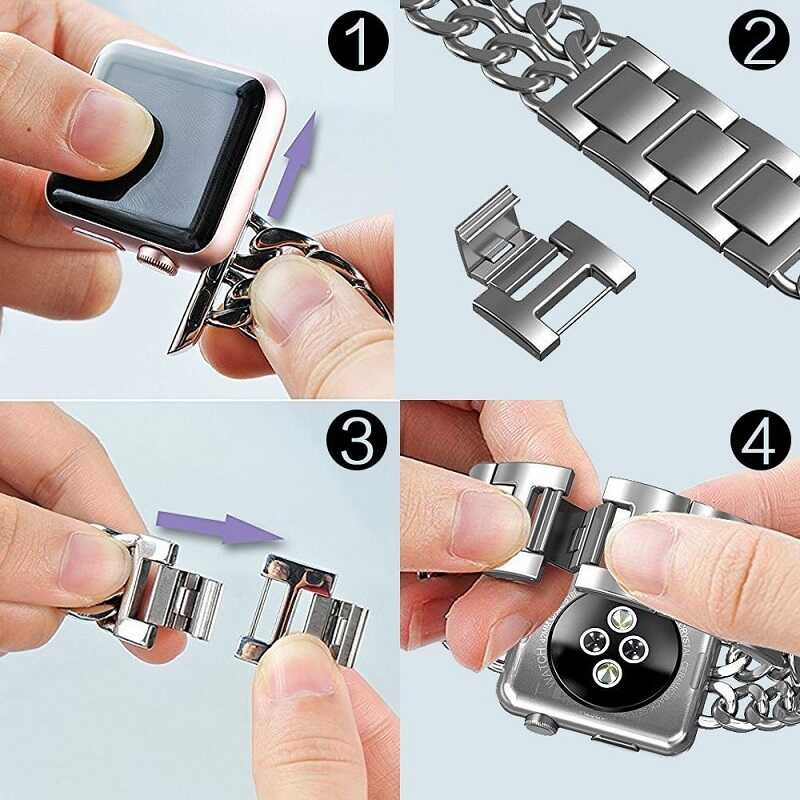 ​​​ Watch Ultra 49mm Kordon Cowboy Metal Strap Kayış