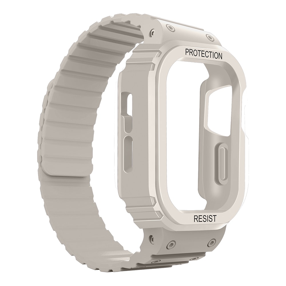 Apple Watch 40mm KRD-142 Airbag Tasarımlı Kasa Koruyuculu Silikon Kordon
