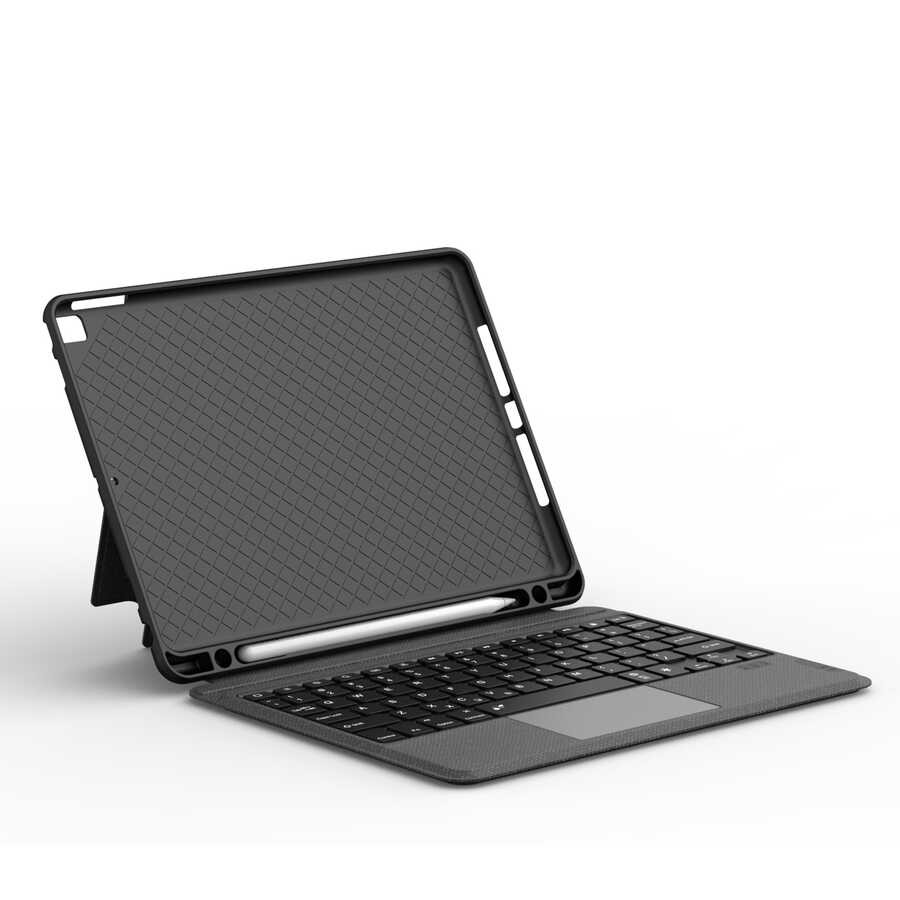 iPad 10.2 2021 (9.Nesil) Wiwu Mag Touch Klavyeli Standlı Kılıf